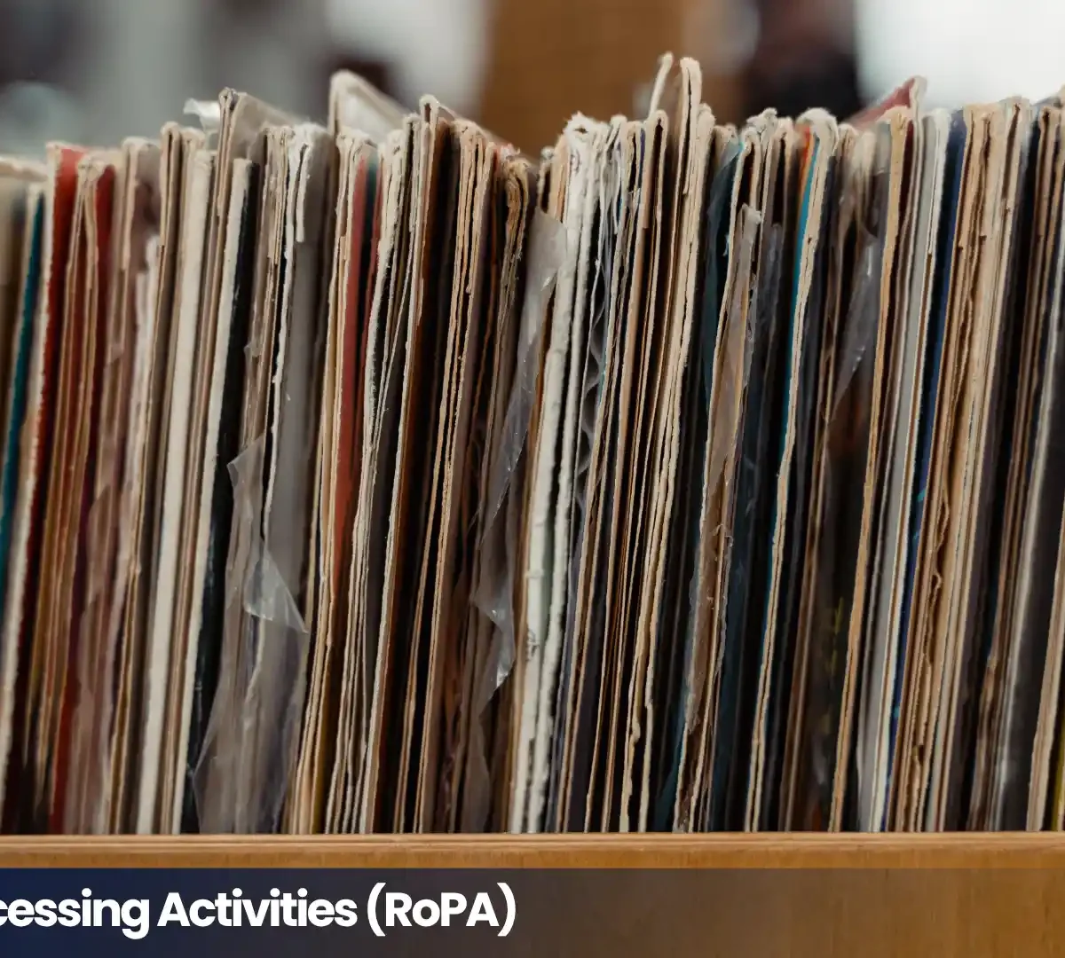 Record of Processing Activities (RoPA) documents representing GDPR data processing compliance and privacy management.